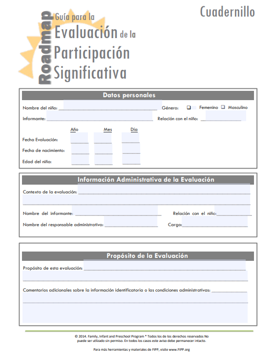 RAMP Workbook -click to view the full workbook.